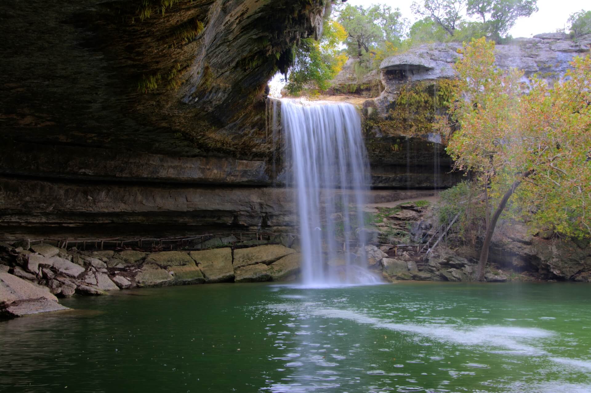 Lighthouse family therapy - Texas location page Dripping Springs waterfall of the spring view